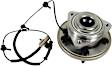 H513234 Front, Driver or Passenger Side Wheel Hub, 5 Lugs, With Bearing,, Supreme Series