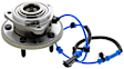 H513234HW Front, Driver or Passenger Side Wheel Hub, 3 Lugs