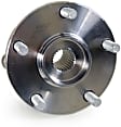 H513257 Front, Driver or Passenger Side Wheel Hub, 5 Lugs, With Bearing, Supreme Series