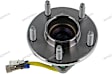 H513291 Front, Driver or Passenger Side Wheel Hub, 5 Lugs, With Bearing, Supreme Series
