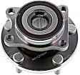 H513302 Front Wheel Hub, 5 Lugs, With Bearing,, Supreme Series