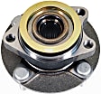 H513308 Front, Driver or Passenger Side Wheel Hub, 4 Lugs, With Bearing, FWD, Supreme Series