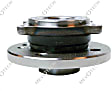 H513309 Front, Driver or Passenger Side Wheel Hub, 4 Lugs, With Bearing, Supreme Series
