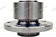 H513328 Front, Driver or Passenger Side Wheel Hub, 5 Lugs, With Bearing, Supreme Series