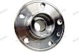 H513328 Front, Driver or Passenger Side Wheel Hub, 5 Lugs, With Bearing, Supreme Series