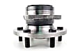 H515001 Front, Driver or Passenger Side Wheel Hub, 6 Lugs, With Bearing, Supreme Series