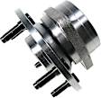 H515006 Front, Driver or Passenger Side Wheel Hub, 5 Lugs, With Bearing, 4WD, Supreme Series