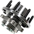 H515021 Front, Driver or Passenger Side Wheel Hub, 8 Lugs, With Bearing,, Supreme Series