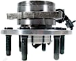 H515036 Front, Driver or Passenger Side Wheel Hub, 6 Lugs, With Bearing,, Supreme Series