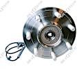 H515047 Front, Driver or Passenger Side Wheel Hub, 7 Lugs, With Bearing, 4WD, Supreme Series