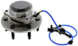 H515054HW Front, Driver or Passenger Side Wheel Hub, 3 Lugs, RWD