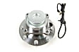 H515059 Front, Driver or Passenger Side Wheel Hub, 8 Lugs, With Bearing, Supreme Series