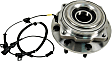 H515081 Front, Driver or Passenger Side Wheel Hub, 8 Lugs, With Bearing, Supreme Series