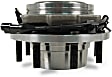 H515081 Front, Driver or Passenger Side Wheel Hub, 8 Lugs, With Bearing, Supreme Series
