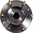 H515090 Front, Driver or Passenger Side Wheel Hub, 6 Lugs, With Bearing, Supreme Series