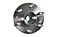 H515096 Front, Driver or Passenger Side Wheel Hub, 6 Lugs, With Bearing,, Supreme Series