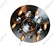 H515109 Front, Passenger Side Wheel Hub, 6 Lugs, With Bearing, RWD, Supreme Series