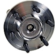 H515119 Front, Driver or Passenger Side Wheel Hub, 6 Lugs, With Bearing, Supreme Series