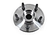 H521001 Rear, Driver or Passenger Side Wheel Hub, 5 Lugs, With Bearing, Supreme Series