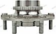 H541007 Rear, Driver or Passenger Side Wheel Hub, 6 Lugs, With Bearing, Supreme Series