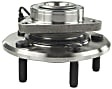 MB25309 Front, Driver or Passenger Side Wheel Hub, 5 Lugs, With Bearing, Supreme Series