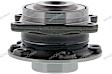 MB25314 Rear, Driver or Passenger Side Wheel Hub, 5 Lugs, With Bearing, FWD, Supreme Series