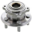MB25320 Rear, Driver or Passenger Side Wheel Hub, 5 Lugs, With Bearing, Supreme Series