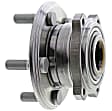 MB25320 Rear, Driver or Passenger Side Wheel Hub, 5 Lugs, With Bearing, Supreme Series