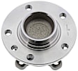 MB25323 Rear, Driver or Passenger Side Wheel Hub, 4 Lugs, FWD