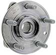 MB25324 Front, Driver or Passenger Side Wheel Hub, 5 Lugs, With Bearing, Supreme Series