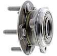 MB25324 Front, Driver or Passenger Side Wheel Hub, 5 Lugs, With Bearing, Supreme Series