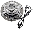 MB25327 Front, Driver or Passenger Side Wheel Hub, 3 Lugs,, RWD