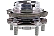 MB30301 Front, Driver or Passenger Side Wheel Hub, 5 Lugs, Supreme Series