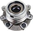 MB30312 Front, Driver or Passenger Side Wheel Hub, 5 Lugs, With Bearing, Supreme Series