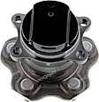MB30325 Rear, Driver or Passenger Side Wheel Hub, 5 Lugs, With Bearing, FWD, 2.5L, 4Cyl, Supreme Series
