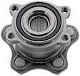 MB30337 Rear, Driver or Passenger Side Wheel Hub, 5 Lugs, AWD, Supreme Series