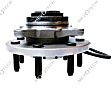 MB40304 Front, Driver or Passenger Side Wheel Hub, 7 Lugs, With Bearing, Supreme Series