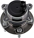 MB40312 Rear, Driver or Passenger Side Wheel Hub, 5 Lugs, With Bearing, Supreme Series