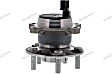 MB40312 Rear, Driver or Passenger Side Wheel Hub, 5 Lugs, With Bearing, Supreme Series