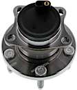 MB40315 Rear, Driver or Passenger Side Wheel Hub, 5 Lugs, With Bearing, FWD, 3.5L, 6Cyl, Supreme Series