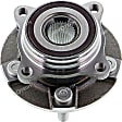 MB40317 Rear, Driver or Passenger Side Wheel Hub, 5 Lugs, With Bearing, Supreme Series