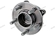 MB40317 Rear, Driver or Passenger Side Wheel Hub, 5 Lugs, With Bearing, Supreme Series