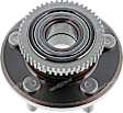 MB40318 Front, Driver or Passenger Side Wheel Hub, 5 Lugs, With Bearing, Supreme Series