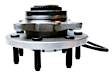 MB40325 Front, Driver or Passenger Side Wheel Hub, 4 Lugs, 4WD