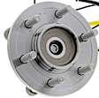 MB40336 Front, Driver or Passenger Side Wheel Hub, 6 Lugs, Sensor Included, 4WD, Supreme Series