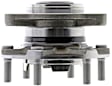 MB40338 Front, Driver or Passenger Side Wheel Hub, 4 Lugs, 4WD