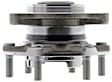MB40339 Front, Driver or Passenger Side Wheel Hub, 4 Lugs, RWD