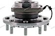 MB50307 Front, Driver or Passenger Side Wheel Hub, 8 Lugs, With Bearing, 4WD, Supreme Series
