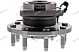 MB50308 Front, Driver or Passenger Side Wheel Hub, 8 Lugs, With Bearing, 4WD, Supreme Series