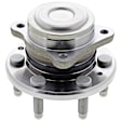 MB50316 Front, Driver or Passenger Side Wheel Hub, 4 Lugs, RWD